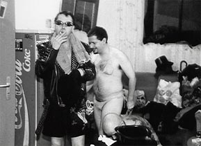 Dick et Teddy backstage - photo DB